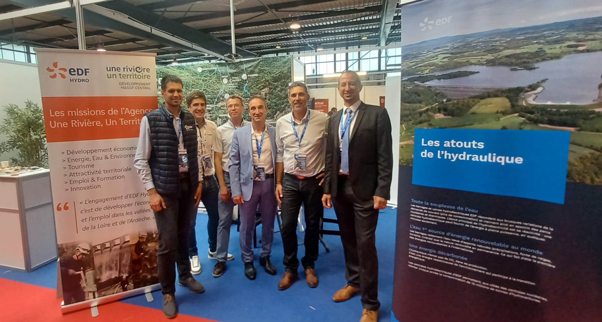 Edf Commerce 1er Salon des Maires ! - Une rivière un territoire Massif Central