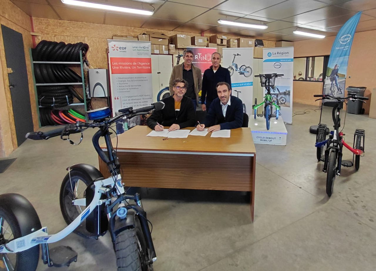 Partenariat avec CYCLODEBOUT © EDF